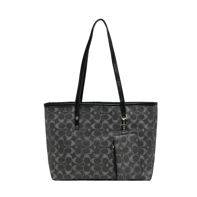 Luxury Bags Tote - Luxuriöse Designer-Damenhandtasche mit Ein-Schulter-Tragegurt, bedruckt, Vintage-Paris-Mode,